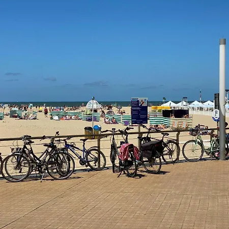 Panoramic View On Beach, Ships, Sea - Place To Be Apartment Ostend