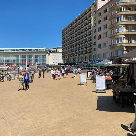 Panoramic View On Beach, Ships, Sea - Place To Be Apartment Ostend