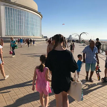 Panoramic View On Beach, Ships, Sea - Place To Be * Ostend